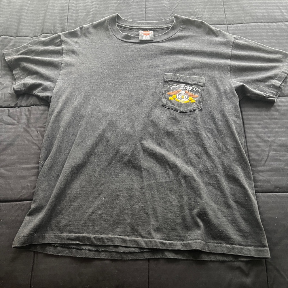Harley-Davidson Gray Short Sleeve Tee Classic Crew Neck